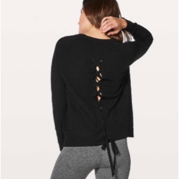 lululemon athletica Sweaters - NWT - Womens Lululemon Tied To You Sweater black  size 10